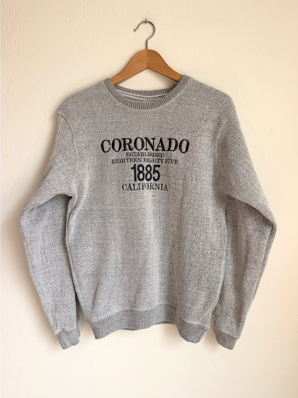 Corona 1885 California Gray Crewneck Sweater